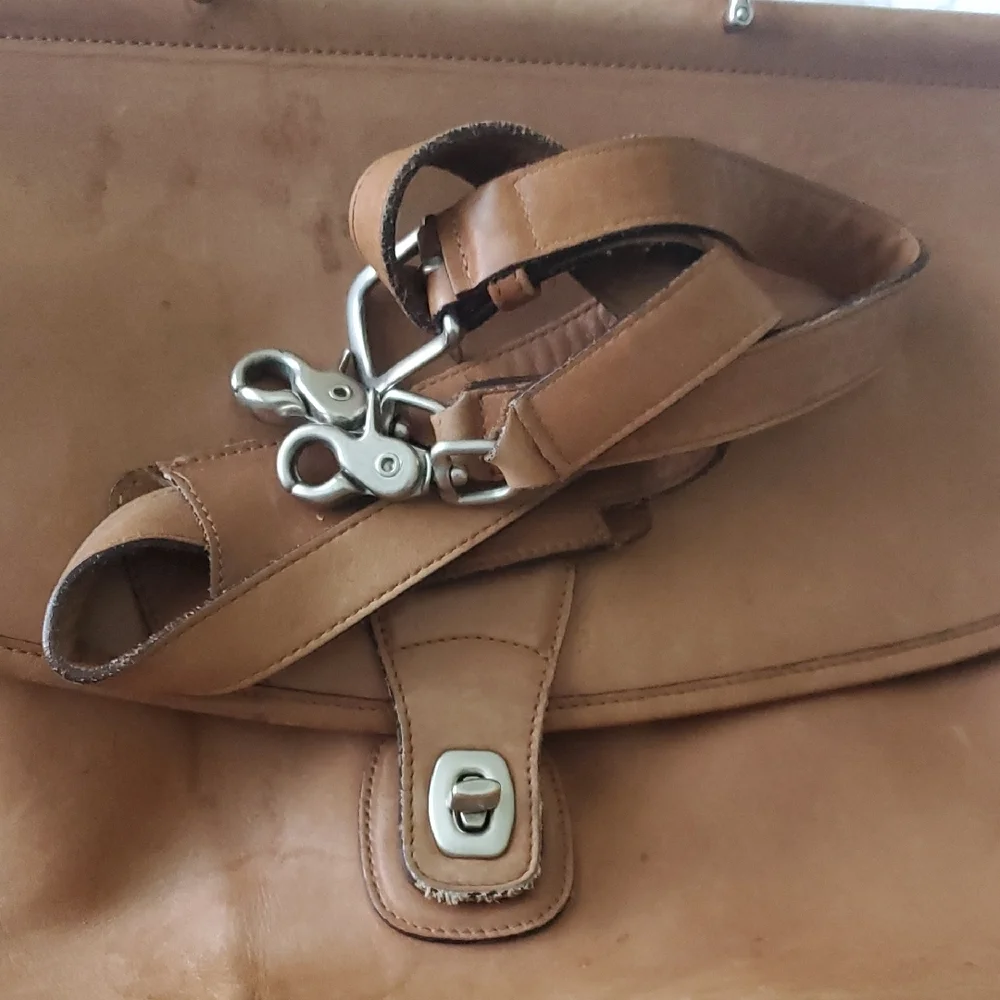 Vintage Coach Leather Briefcase